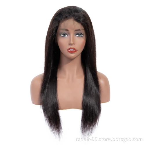 ISEE Hot Selling Short Afro Virgin Hair Half Puff Wrap Wig, Pineapple Human Hair Drawstring Wrap Scarf Headband Wig With Bangs